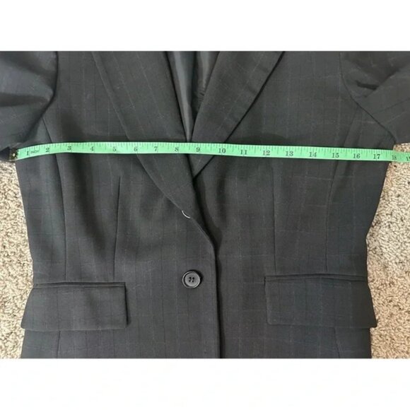 Antonio Melani Black Fitted Blazer Jacket Career Size Small - Picture 7 of 10